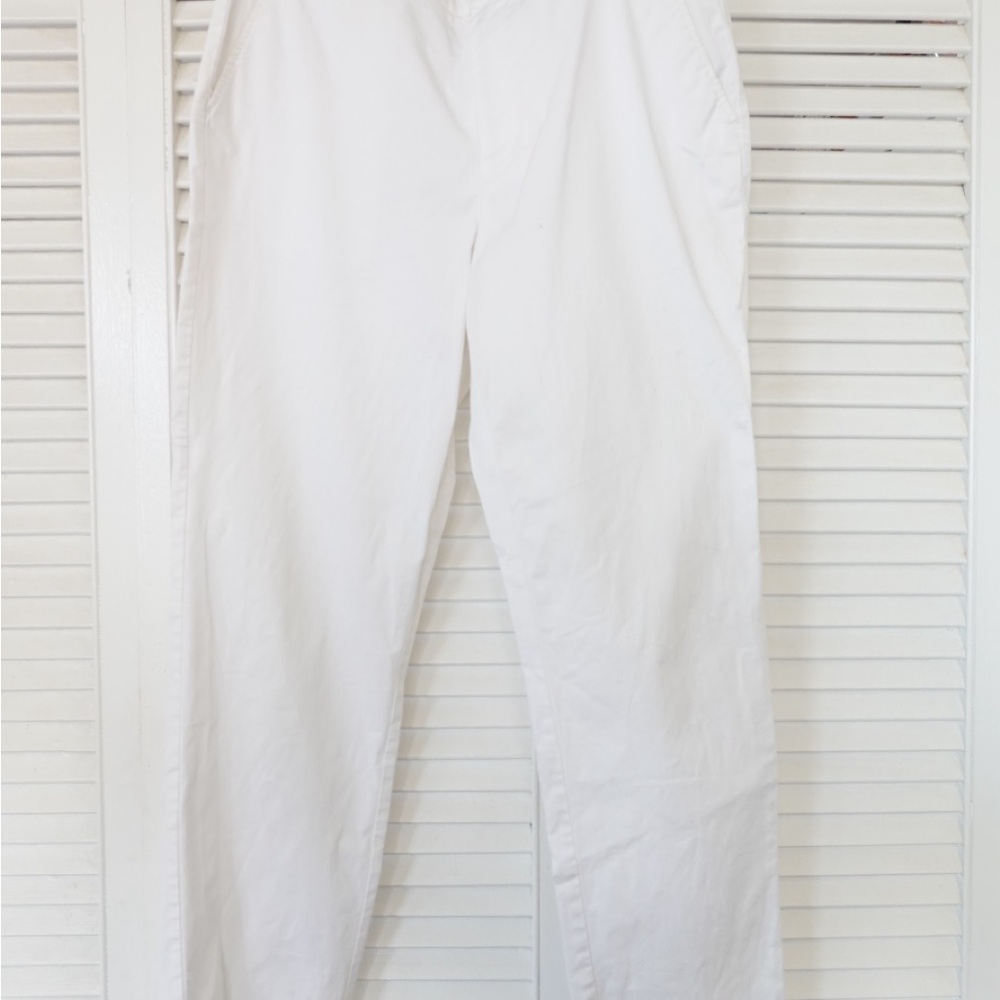Rebecca Taylor White Womens Chinos